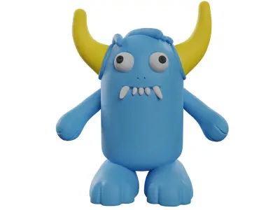 Clay Monster 3D model