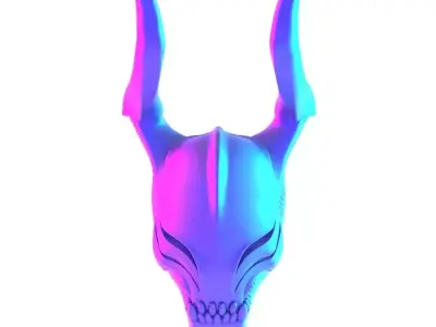 Wendigo Bone skull mask toy 3D print model