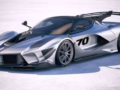 Ferrari FXX K Evo 2018 3D model