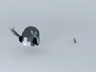 Robot head WIP Free 3D model