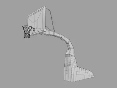 Basketball hoop 3D model