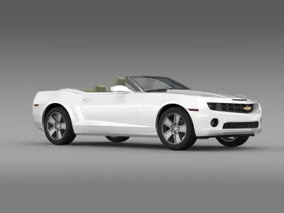 Chevrolet Camaro NeimanMarcus Convertible 2011 3D model
