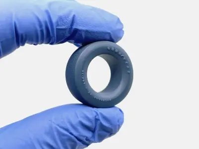 15x10 Goodyear Polyglas GT L60-15 Tire 3D print model