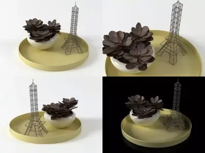 Love Paris 3D model