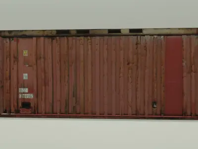 Conteiner for background Free 3D model