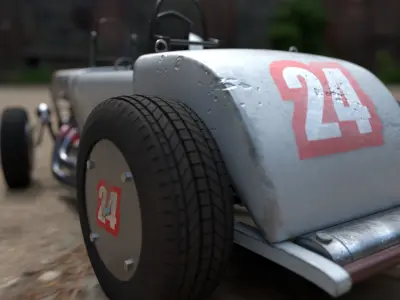 hot road 3D model