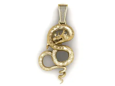 CHINESE DRAGON PENDANT 3D PRINTABLE MODEL  3D print model