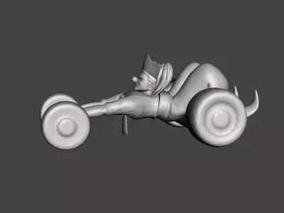 Buggy Car Transformation 3D Model 3D print model