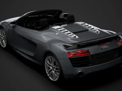 Audi R8 LMX Spyder 2016 3D model