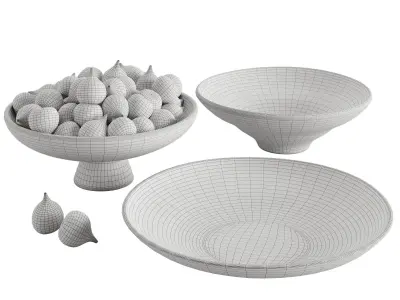 Pottery Barn - Collection of handmade crafts 3D model