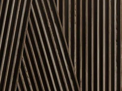 Wooden panels planken 3D model