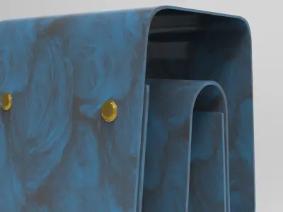 Kosta Stool Low-poly 3D model