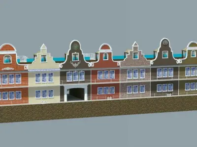  Ship Restaurant 3D model