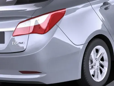 Hyundai HB20S 2015 VRAY 3D model