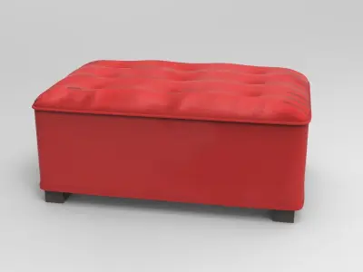 Zomg Pouf Low-poly 3D model