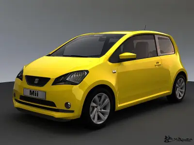 Seat Mii 3 doors 2012 3D model