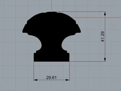 Door Knob 3D print model