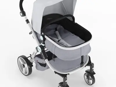 Mamago Platinum Baby Strollers 3D model