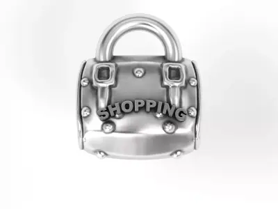 Shopping Bag Charm 3D print model