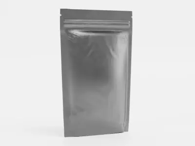 Resealable Spout Pouch Container V9 - Product Packaging Low-poly 3D model