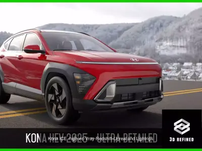 Ultimate SUV BUNDLEs Rigged redshift vray unreal 3D Model Pack