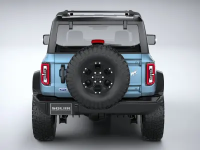 Bronco Badlands 4-door 2021 3D model