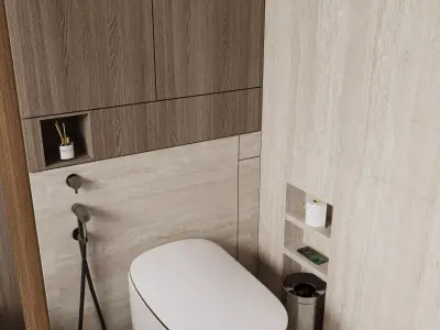 modern bathroom interior scenes 26 3D model