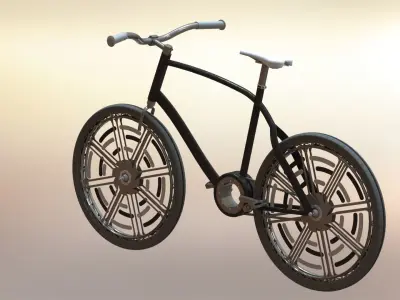 Stripes metal plate with holes 3D print model