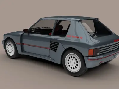 PEUGEOT 205 Turbo 16 3D model