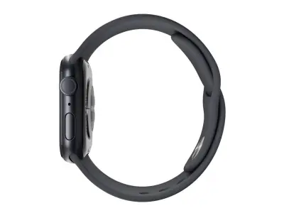 Apple Watch Series 9 Sport Band Midnight Color Low-poly 3D model