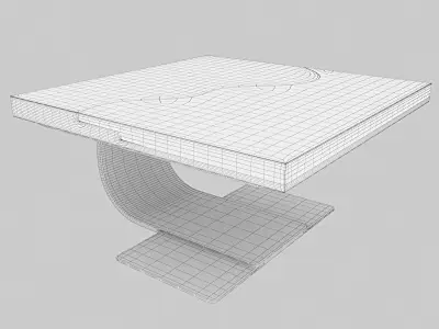 Epoxy table 3D model