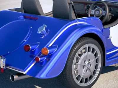 Morgan Plus 8 50th Anniversary 2018 3D model