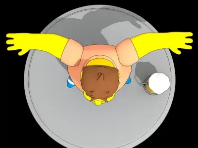 Barney Gumble 3D model