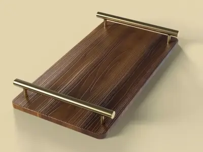 Perfume Tray Low-poly 3D model