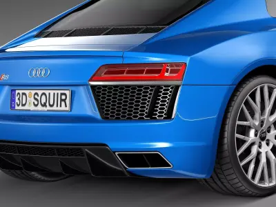 Audi R8 V10 2016 3D model