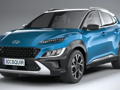 Hyundai Kona 2021 3D model