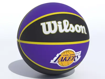 Wilson Los Angeles Lakers Basketball  3D model
