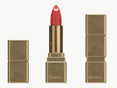 Guerlain Kisskiss Matte Lipstick 3D model