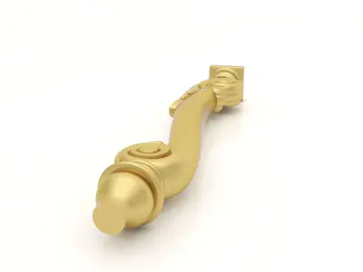Cnc Furniture Leg 3 3D model