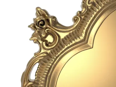 Carved Picture Frame 3D model