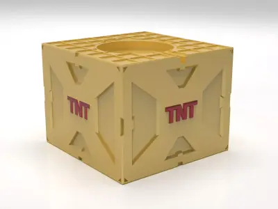 Apple Watch Dock as TNT explosive container 3D print model