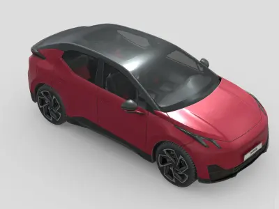 Lynk and Co 02 2025 Low-poly 3D model