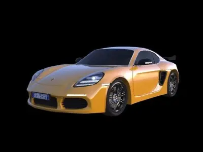 Porsche 718 cayman 3D model