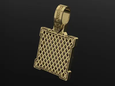 Saint George the Victorious pendant model 3D print model 3D print model