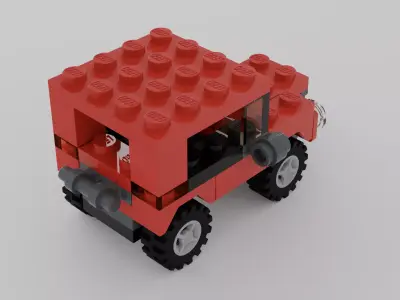 LEGO CREATOR Jeep 7803 3D model