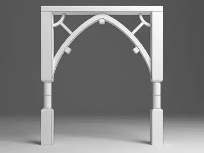 Wooden Arch 3D model