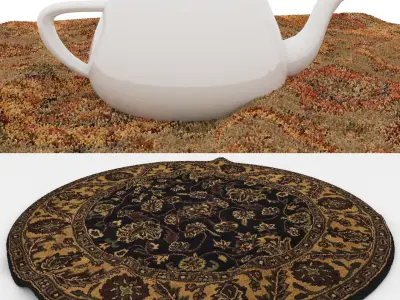 Rugs No 54 Low-poly 3D model