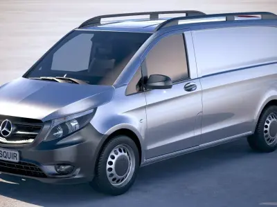 Mercedes Vito Short 2018 3D model