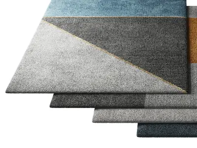 Rug Set 21 3D model