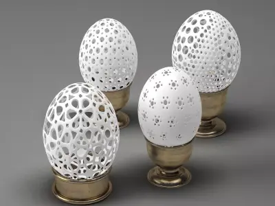 Decor Eggs 3D 3D model